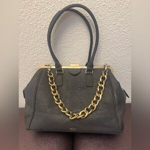 Laflore Paris Cork 4 Way Vegan Doctor Bag Black Satchel Crossbody